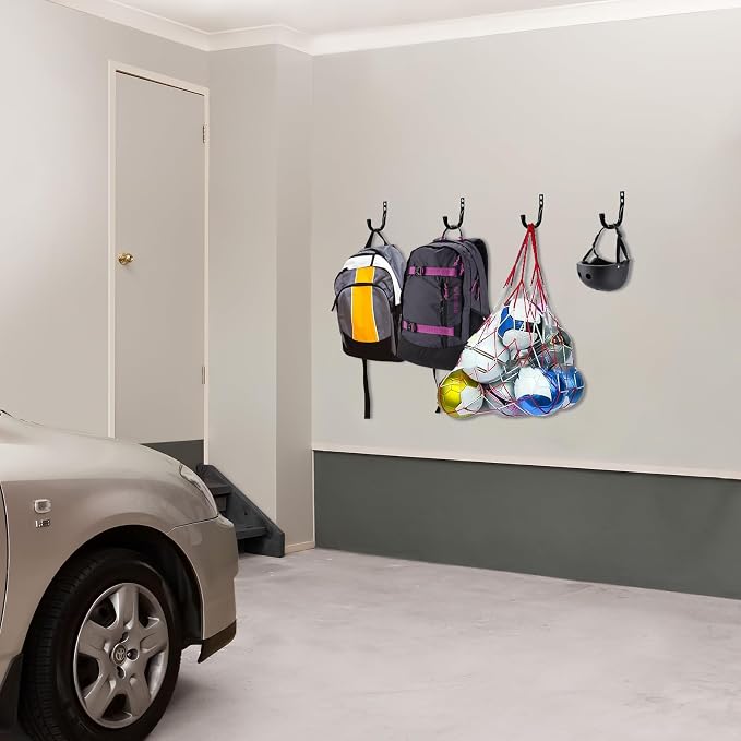 Metal Wall Hooks for Hanging Heavy Duty, Large Utility J Hooks - Image 2