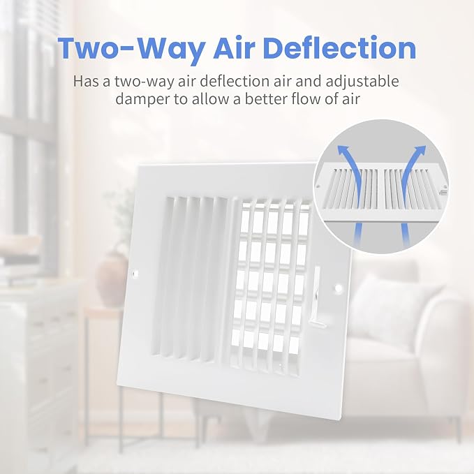 6 x 6 Inch Air Vent Covers for Wall or Ceiling - Image 4