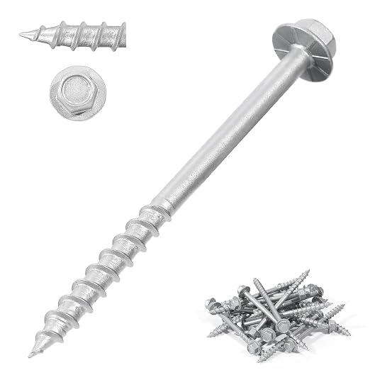#9 x 2-1/2" Heavy Duty Joist Hanger Screws, SD Connector Screws | 1/4" Hex Head by MTZUL