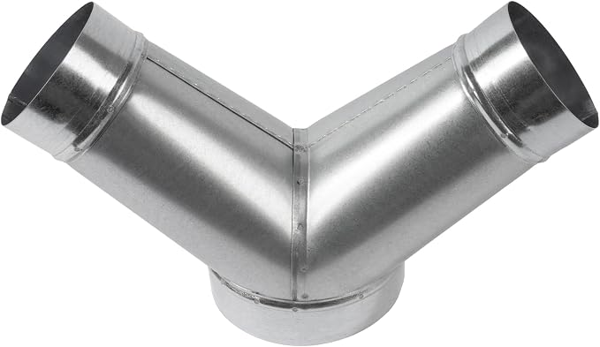 6" Inch to 4" inch Branches Y-Shape Ducting Splitter by RepaMarket