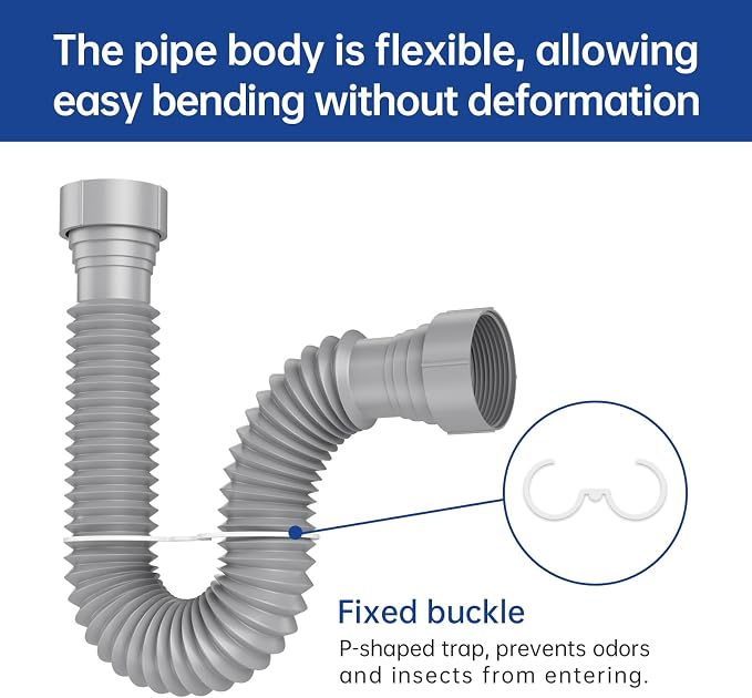 Double Sink Drain Pipe Kit - Image 6