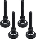 Antrader M12x80mm Carbon Steel Adjustable Threaded Pole Leveling Feet 4Pcs | by Antrader
