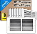 Fits 12x6 Duct Opening | Steel Return Air Grille by Handua | Vent Cover Grill by Handua