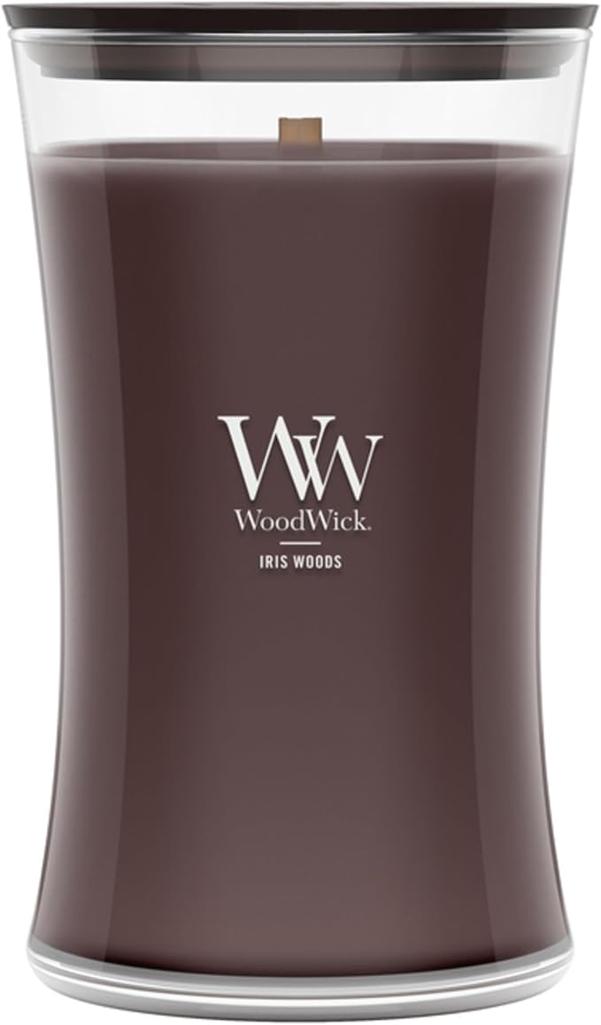 Woodwick Iris Woods Large Hourglass Candle by Unknown