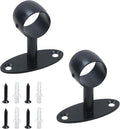 Antrader Ceiling Curtain Rod Brackets, 1-1/4" Curtain Rod Holders by Antrader