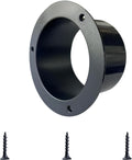 3 Inch Black Plastic Duct Connector Flange, ABS Straight Pipe Fitting by Unknown