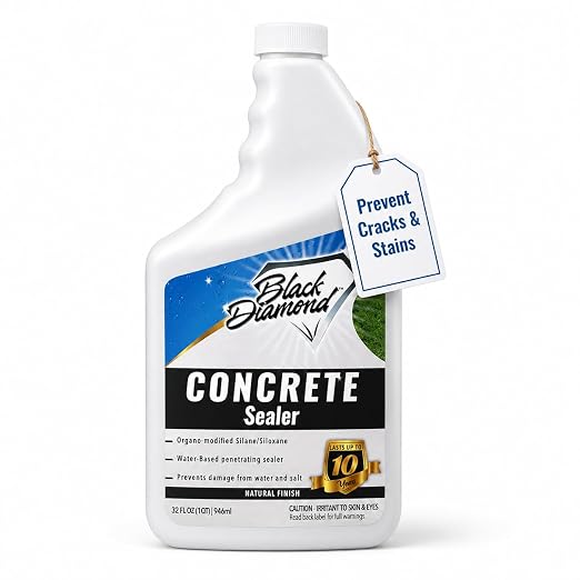 Black Diamond Stoneworks Concrete Sealer – Penetrating Water Repellent Sealer by BlackDiamondStoneworks