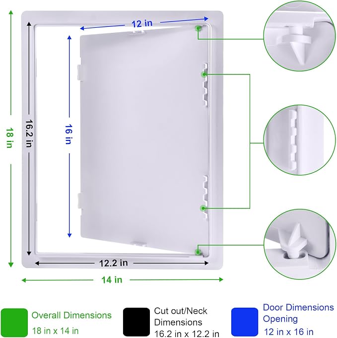 Access Panel 12x16 Inch, Wall & Ceiling Access Door - Image 2