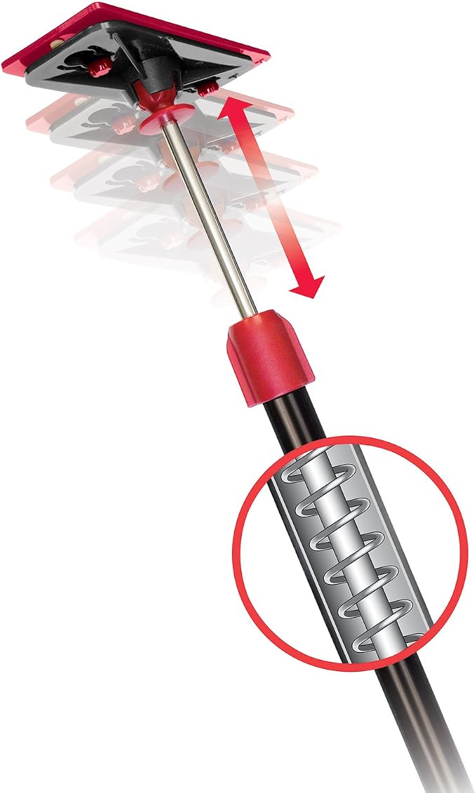 ZIPWALL ZP4 ZipPole 10 Foot Spring Barrier Loaded Poles - Image 2