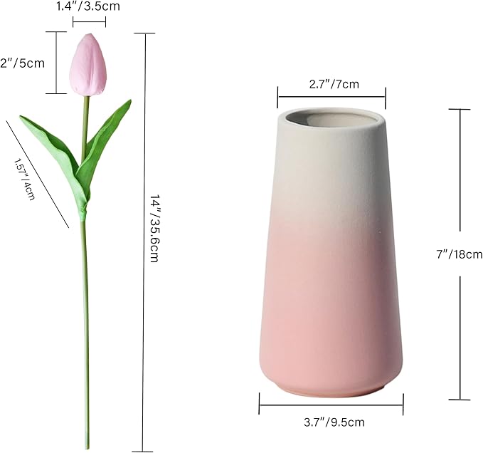 Mandy's 28pcs Artificial Pink Tulips - Image 2