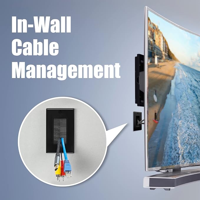 VCE Brush Wall Plate for Low Voltage Cables - Image 2