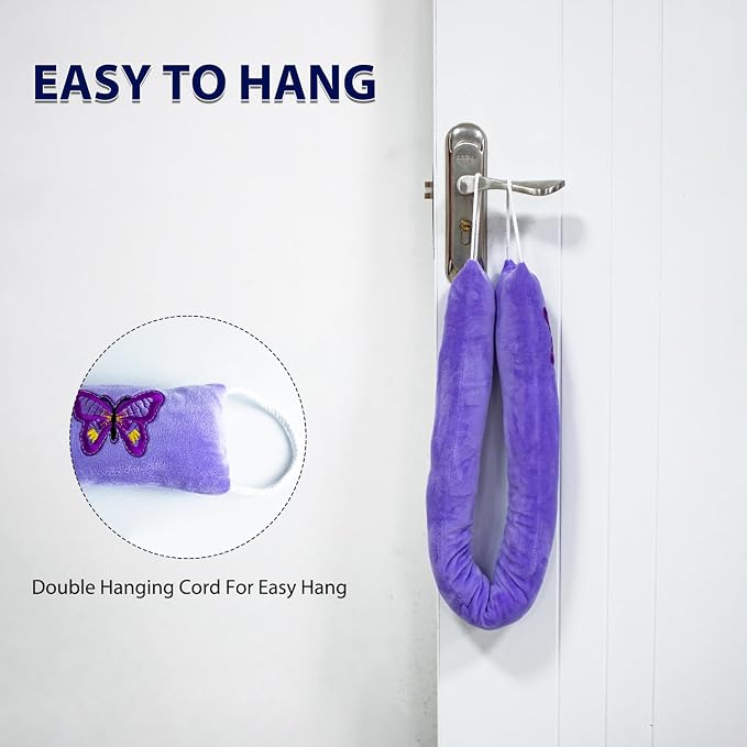 Decorative Weighted Under Door Draft Stopper 36 Inch, Heavy Duty Door Draft - Image 4