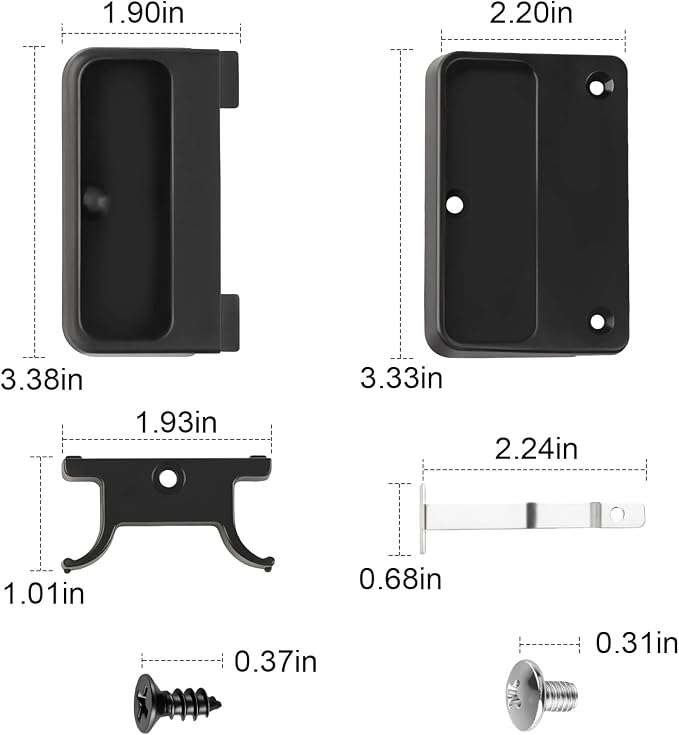 A142 Sliding Screen Door Pull Handle Compatible - Image 2