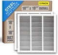 Fits 18x18 Duct Opening | Steel Return Air Grille by Handua | Vent Cover Grill by Handua