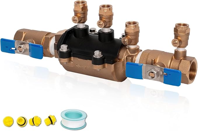 1-350 1" Double Check Backflow Preventer, Double Check Valve Assembly | by Unknown