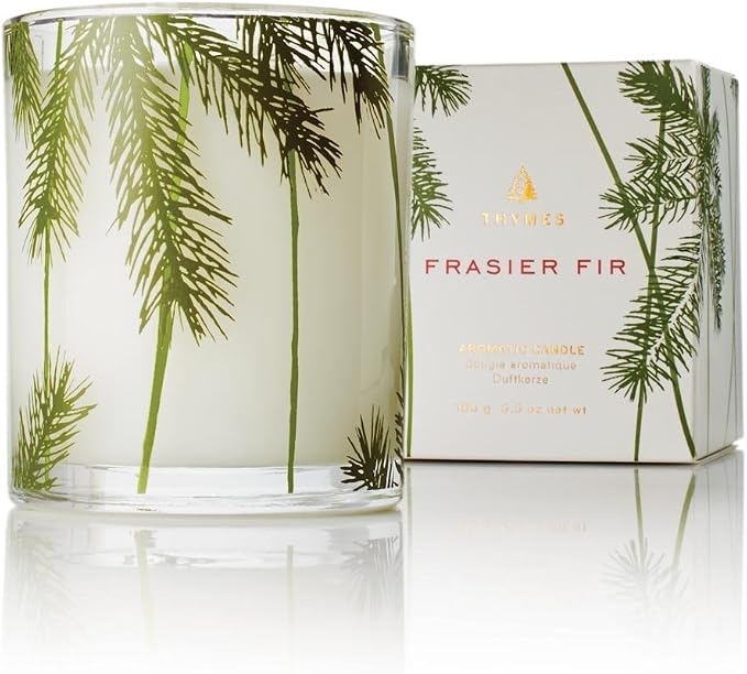 Thymes Frasier Fir Pine Needle Candle – Holiday Candles by Unknown