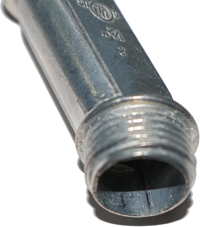 1/2" Rigid Offset Nipple, Model 49020, Zinc Die Cast, 3 Pack | - Image 5