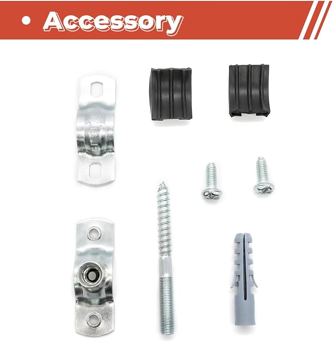 6 Pcs 4.9-5.1 Inch Split Ring Pipe Hanger, 125-130mm Heavy Duty Adjustable Pipe - Image 8