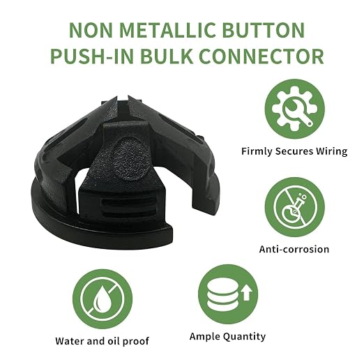 Electrical Box Knockout Plugs Junction Box Adapter Clap Connectors Non-metallic - Image 4