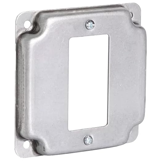 1-Gang Rocker Switch Electrical Box Cover by AirmontProducts