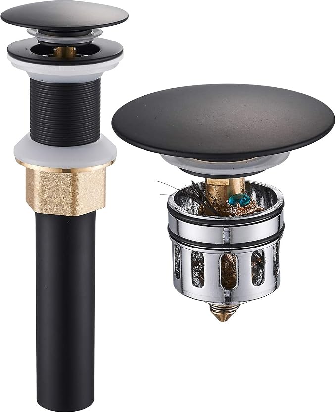 REGALMIX Pop Up Drain, Bathroom Faucet Vessel Vanity Sink Drain Stopper by REGALMIX