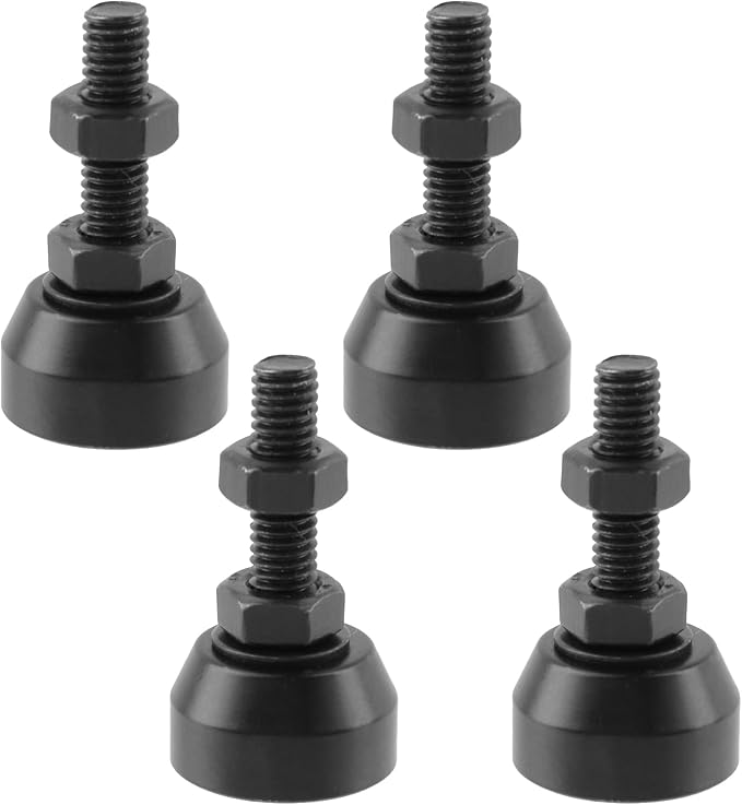 Antrader 4Pcs M6 Thread Adjustable Furniture Leveling Feet, 0.79in Dia Base | by Antrader