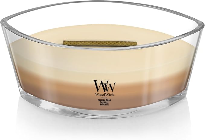 WoodWick Ellipse Scented Trilogy Candle | Café Sweets | - Image 3