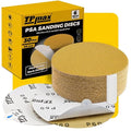 6-Inch 60-Grit Gold PSA Sanding Discs, 30 Pack – Pro-Grade Self-Adhesive by TPmax