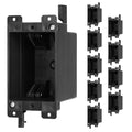 Black Switch Outlet Box 1-Gang Extra Deep, 14 Cu In High-Grade Fire Rated by YQMIGU