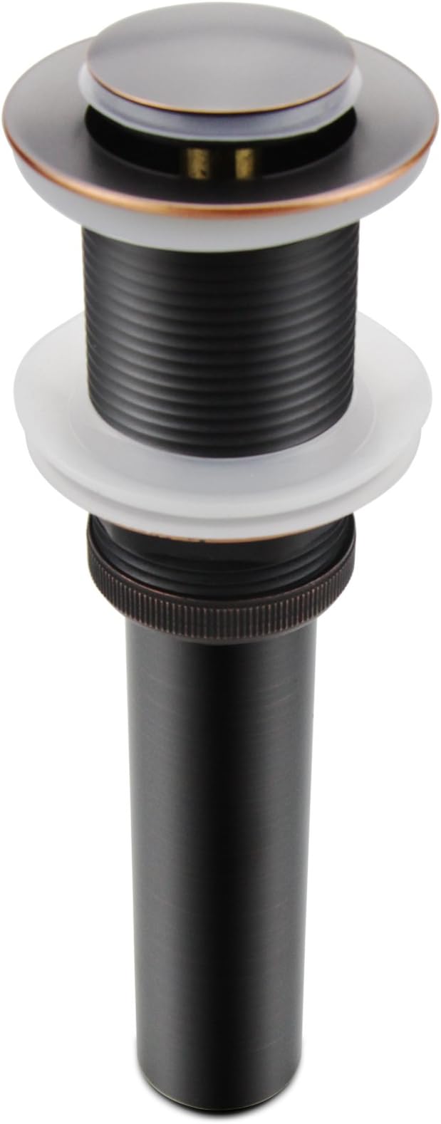 Bathroom Sink Pop Up Drain Without Overflow, Small Cap, Oil Rubbed Bronze by ALLWIN-HOUSEWARE