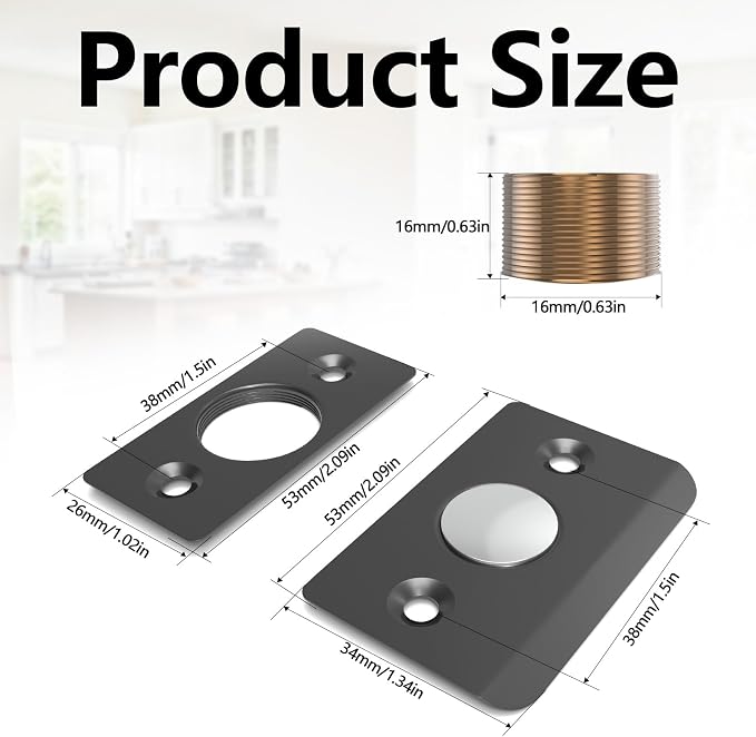 Tonitrui Upgraded Strong Magnetic Door Catch, Replacement - Image 7