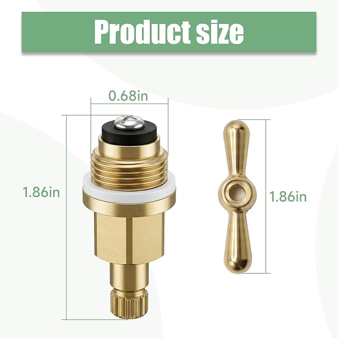 PK1100 Brass Globe Valve Stem and Bonnet Kit - Image 3