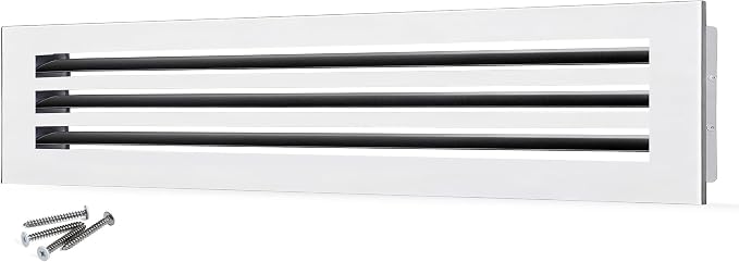 30x6 Modern AC Vent Cover, Decorative Air Vent Register Grille by Soknockk