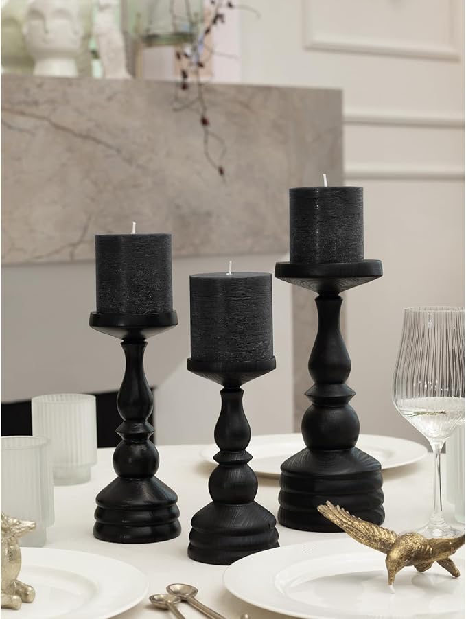 3x3 Pillar Candles Set of 3 - Image 4