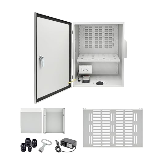 NEMA Outdoor Electrical Box Enclosure, 15.7"x11.8"x7.8" | Heavy-Duty by CENTROPOWER%C2%AE