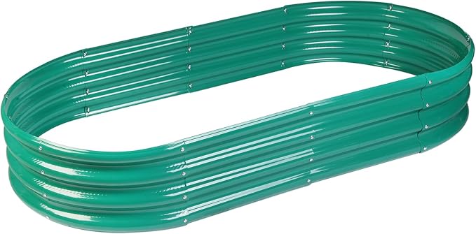 Rakukiri Raised Garden Bed GRS Certified Galvanized Planter Box Outdoor - Image 8