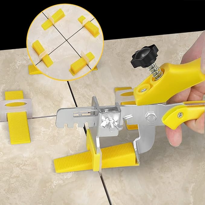 DGSL Tile Leveling System with Plier, 600 Tile Spacers 1/16" and 200 Wedges | - Image 4
