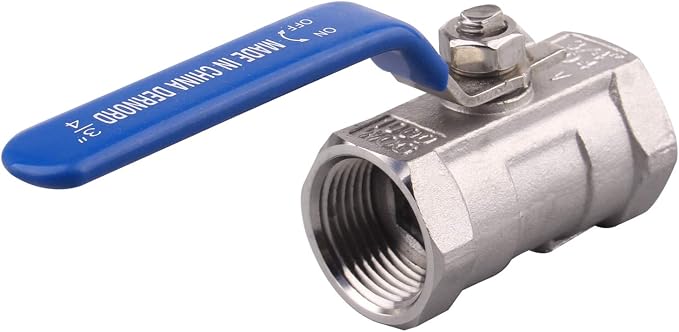 DERNORD Stainless Steel Ball Valve 1PC Type NPT Standard Port - Image 6