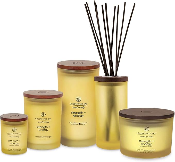 Chesapeake Bay Candle Scented Candle Strength + Energy Medium Home Décor - Image 3