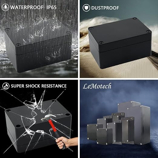 Junction Box IP65 Waterproof Project Box Dustproof ABS Plastic Electrical Boxes - Image 7