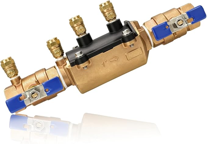 1-350 1" Double Check Backflow Preventer, Double Check Valve Assembly | Cast by Feeligivin