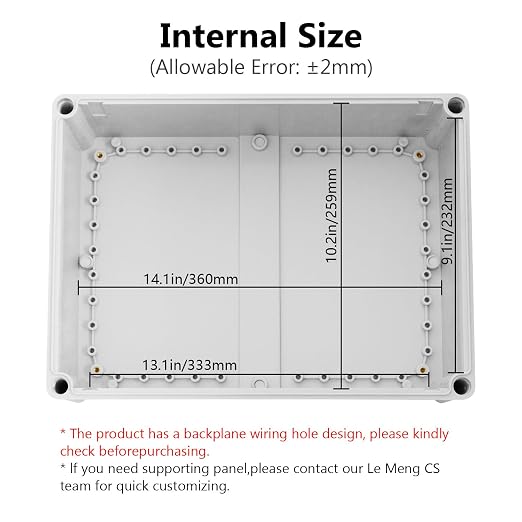 Junction Box IP67 Waterproof Dustproof ABS Plastic Project Box - Image 3