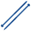 Wensilon 1/4" * 5" Slotted Hex Concrete Screws Anchor Blue Hexagon Head by Wensilon