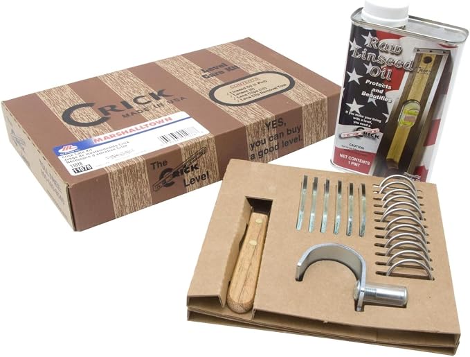 Crick Level Care Kit, Keep Your Masonry Level in Top Condition, Assembled in USA by Marshalltown