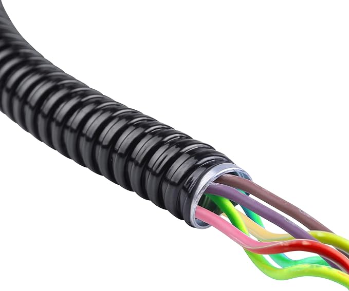 1/2 inch x 50 ft Flexible Electrical Conduit, PVC Coated Liquid-Tight - Image 5