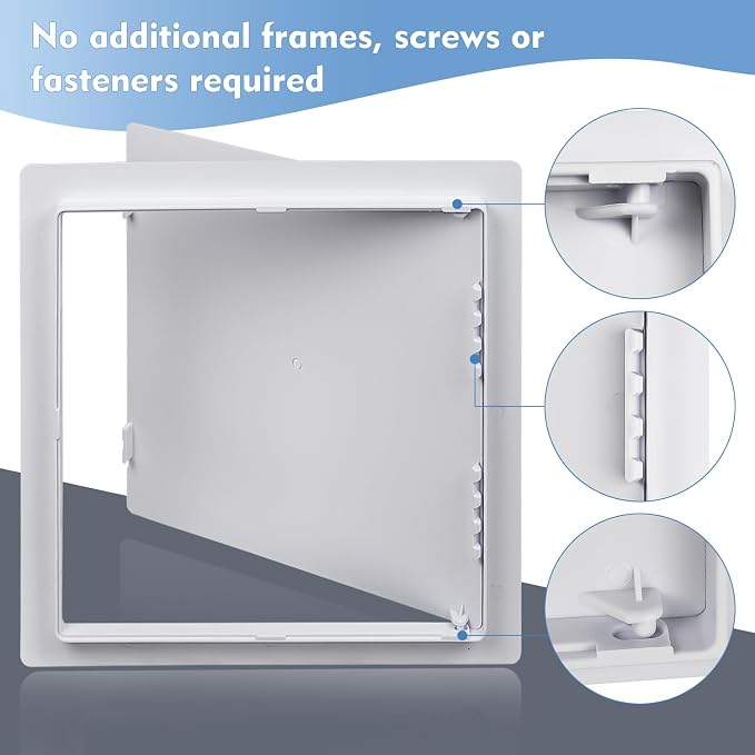 Access Plumbing Panel for Drywall Ceiling, 14x14 in Plastic Access Door - Image 3