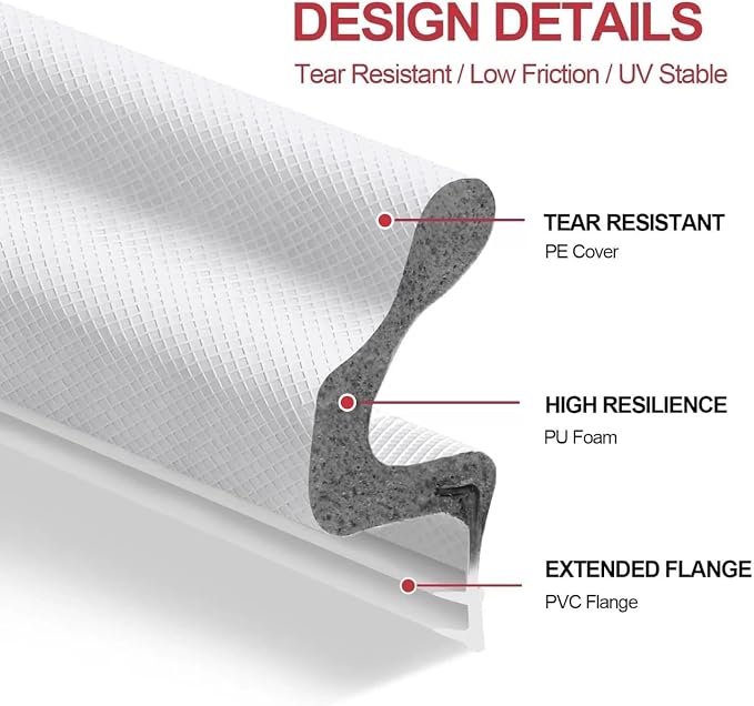 Litaibai Kerf Exterior Door Weather Stripping - Image 7