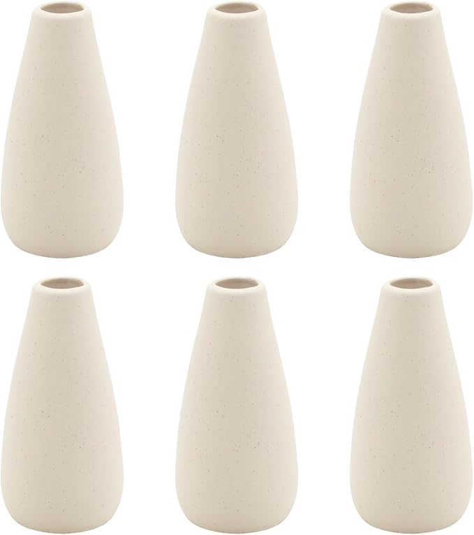 YANLING 6 Pack Modern Small Vase by YANLING