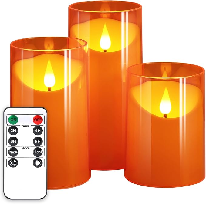 NURADA Flameless Candles with Remote Timers by NURADA