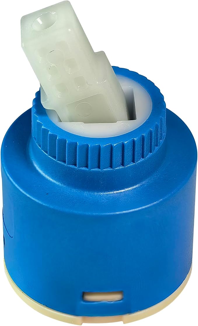 40mm Faucet Ceramic Disc Cartridge Plastic Single Handle Water Mixer Bath Basin by YEUNAS